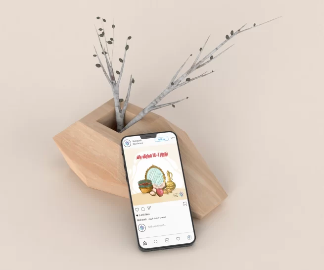 طراحی پست اینستاگرامی محاسب