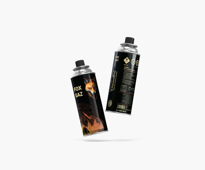 طراحی بسته بندی کپسول گاز مسافرتی