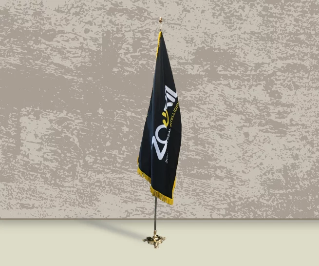 طراحی و چاپ پرچم تشریفاتی زوریل